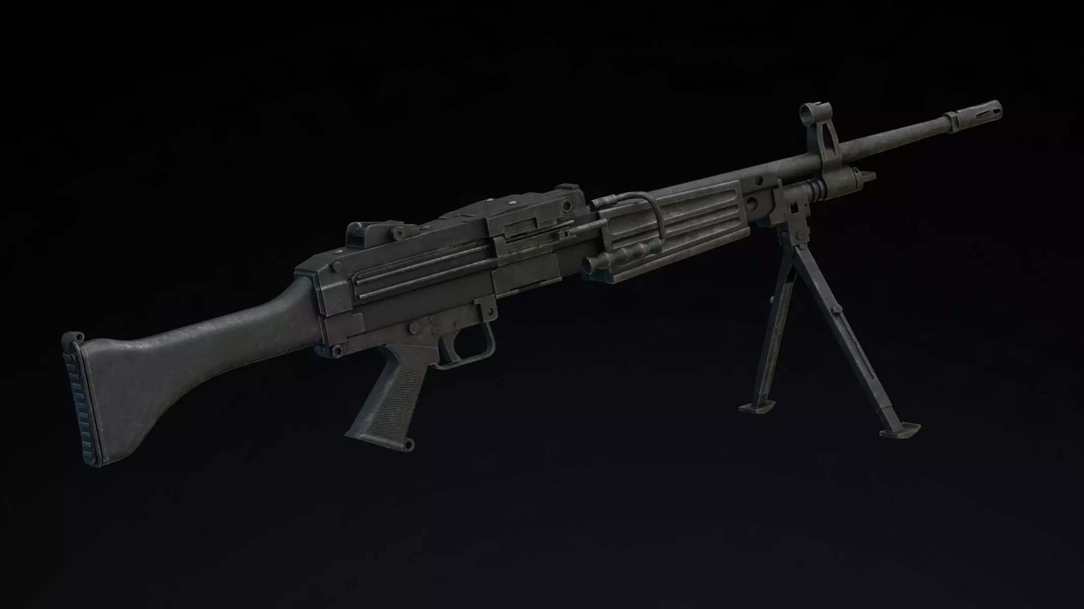 Daewoo K3 Low Poly  Low-poly 3D model_0