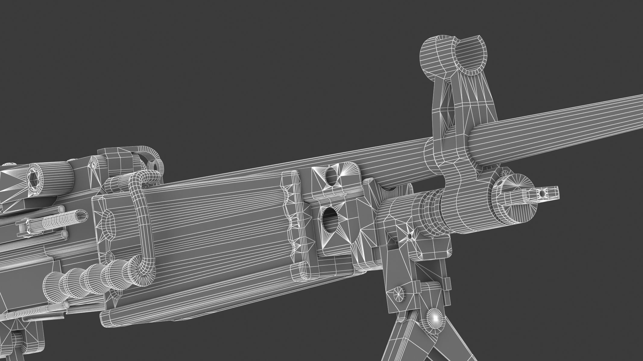 Daewoo K3 Low Poly  Low-poly 3D model_24