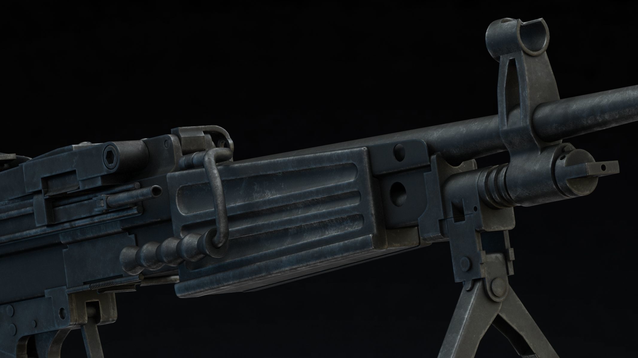 Daewoo K3 Low Poly  Low-poly 3D model_9