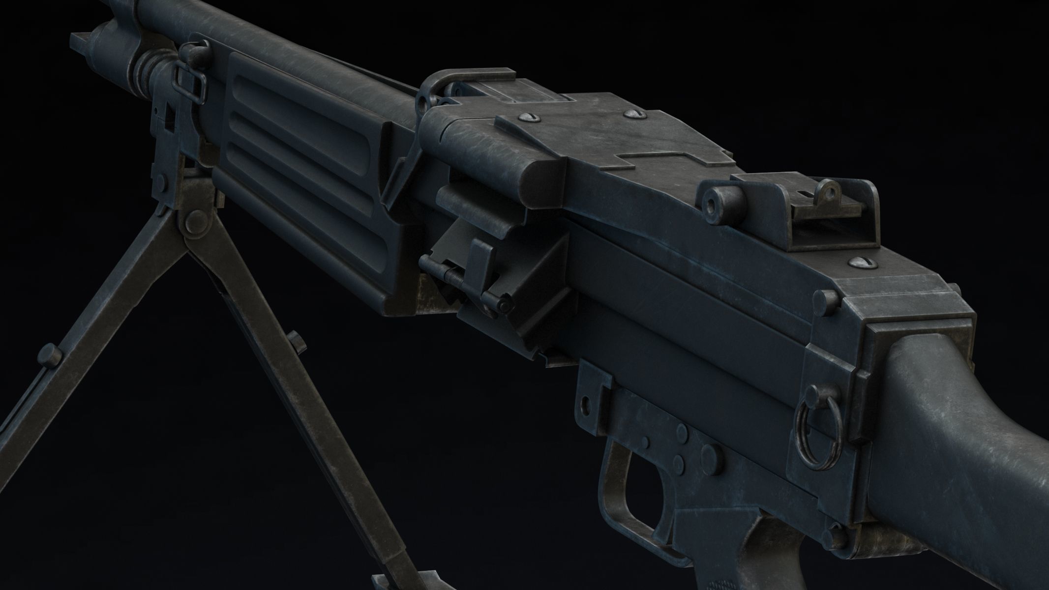 Daewoo K3 Low Poly  Low-poly 3D model_6