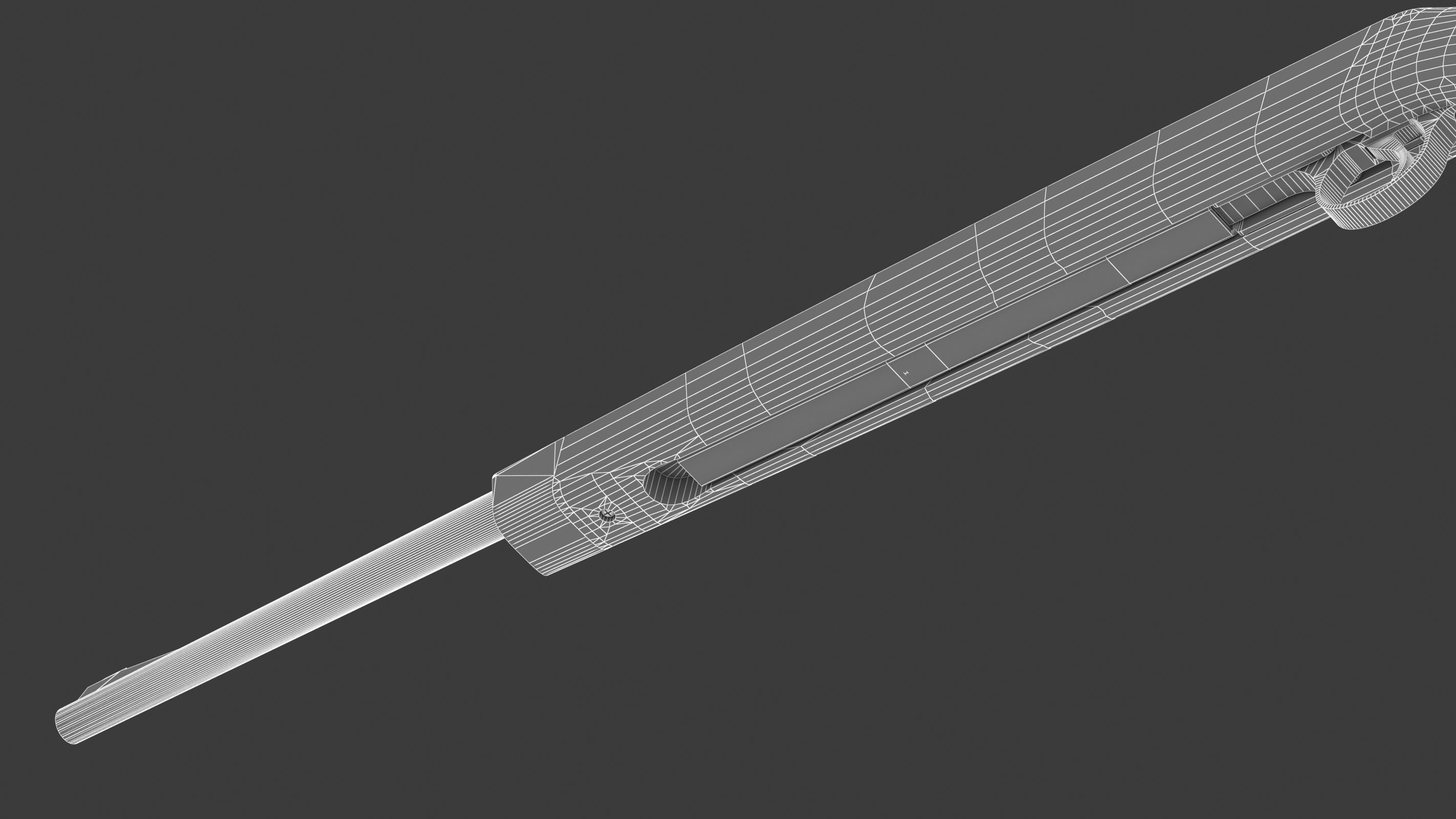 Daisy VL Low Poly Low-poly 3D model_25