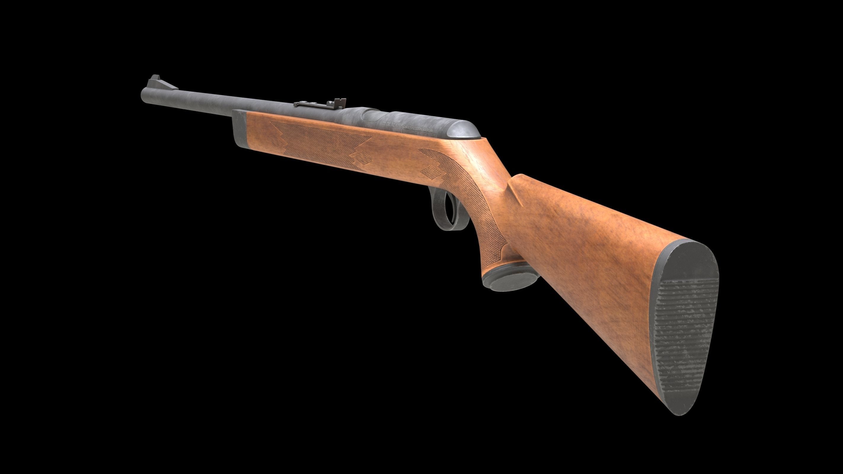 Daisy VL Low Poly Low-poly 3D model_1