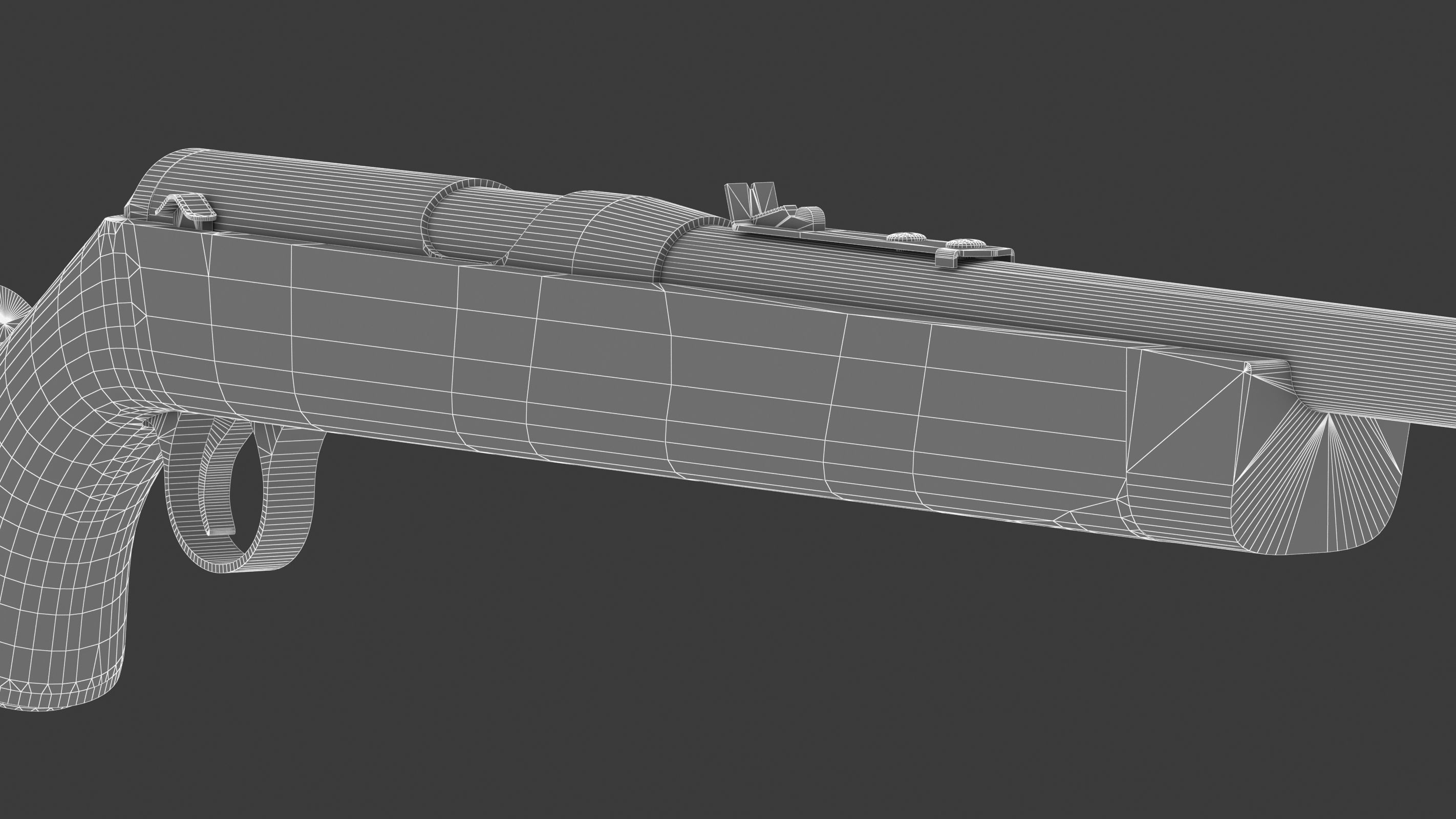 Daisy VL Low Poly Low-poly 3D model_24