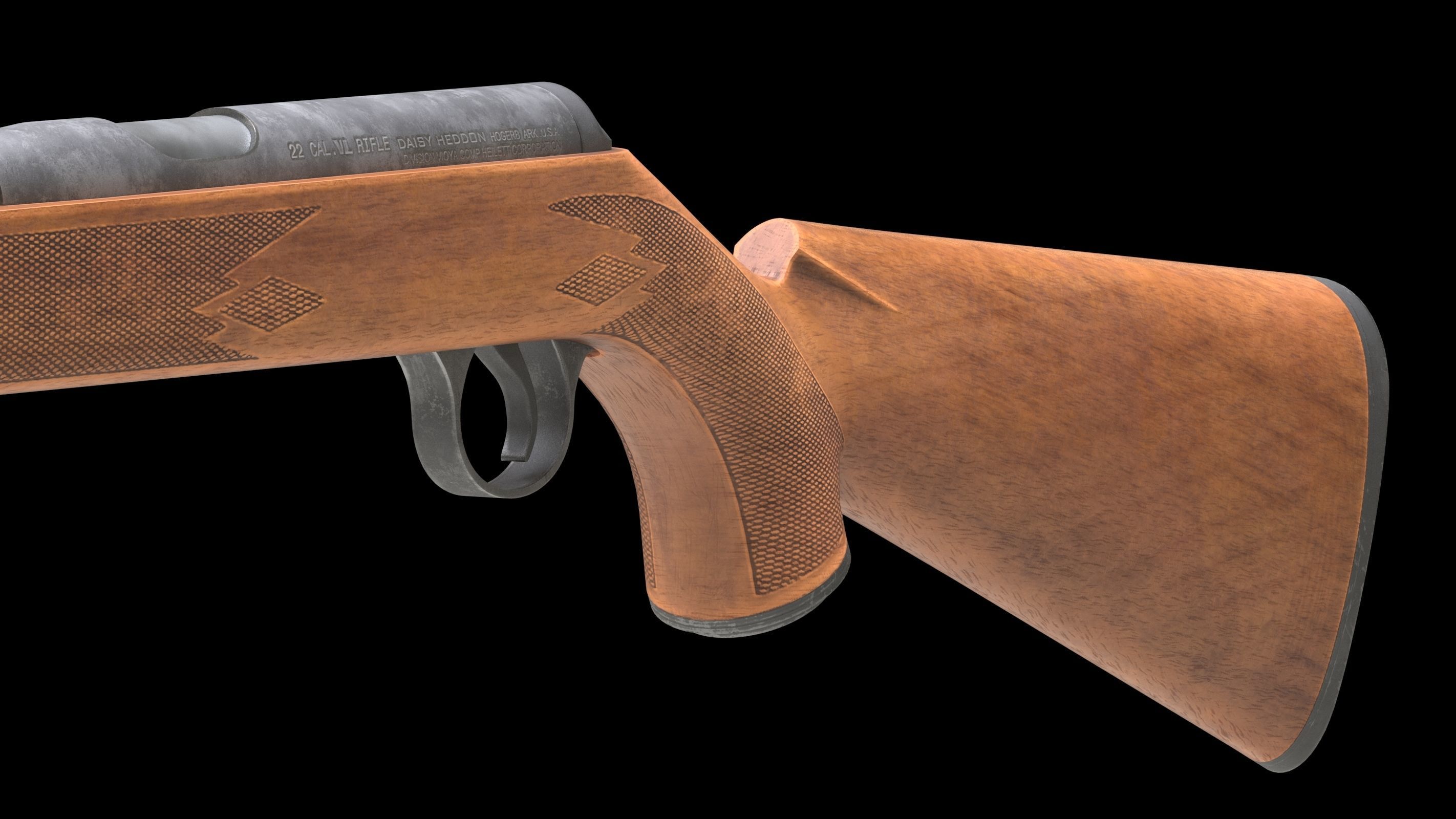 Daisy VL Low Poly Low-poly 3D model_8