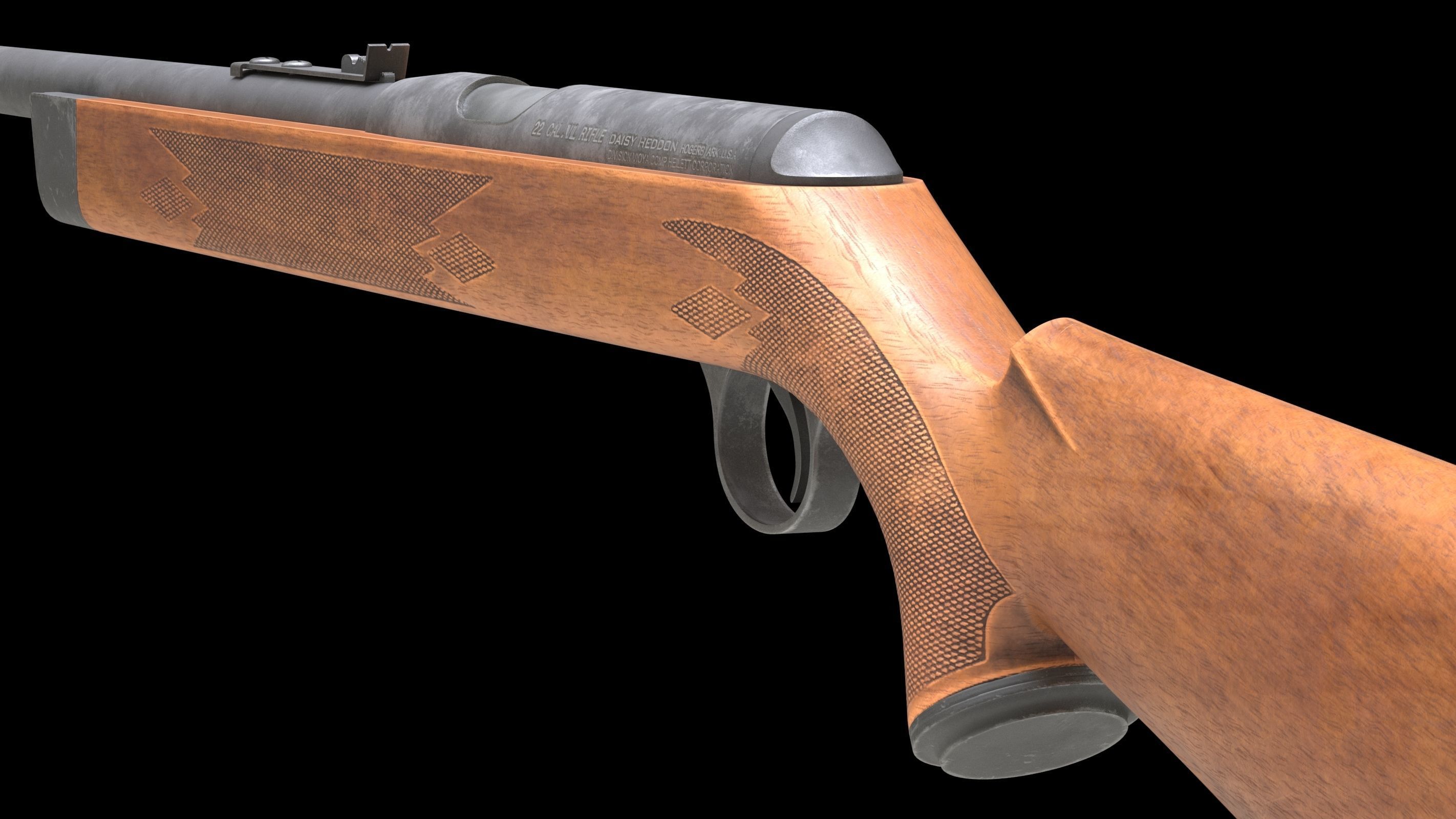 Daisy VL Low Poly Low-poly 3D model_6