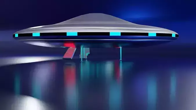 UFO Scifi Sports Model Low-poly 3D model