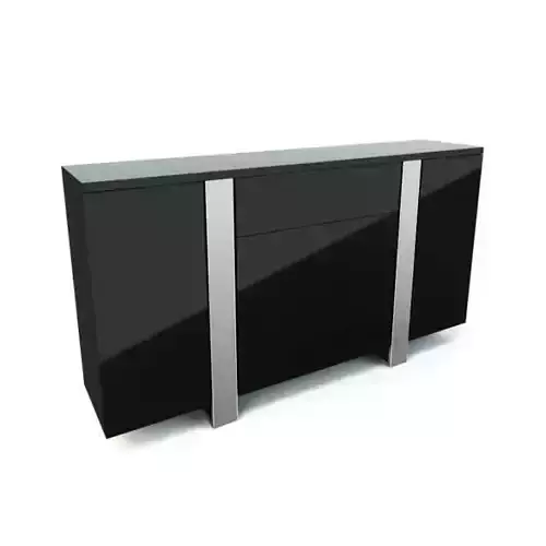 Black Storage Cabinet