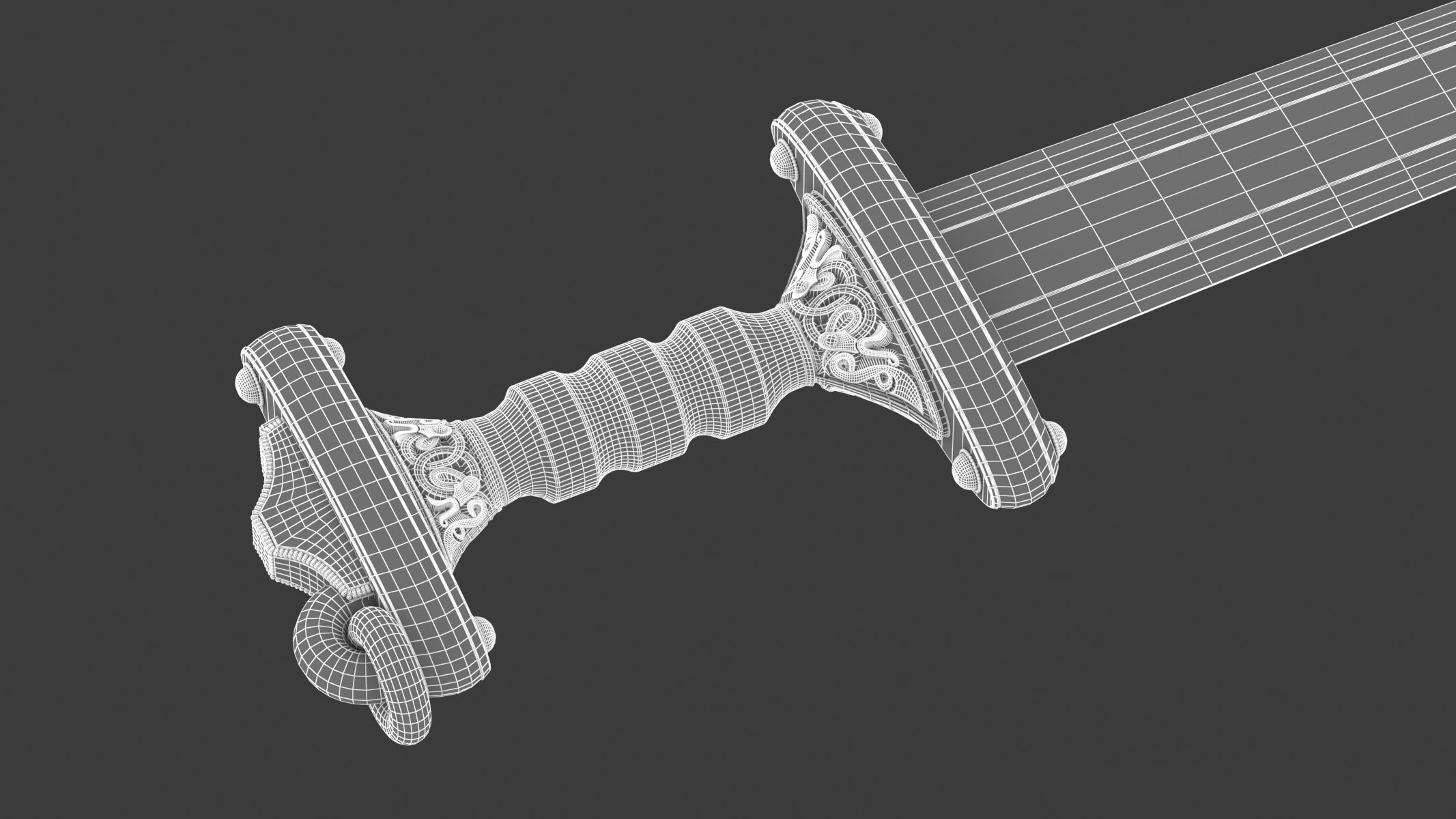  Migration Period Low-poly 3D model_7