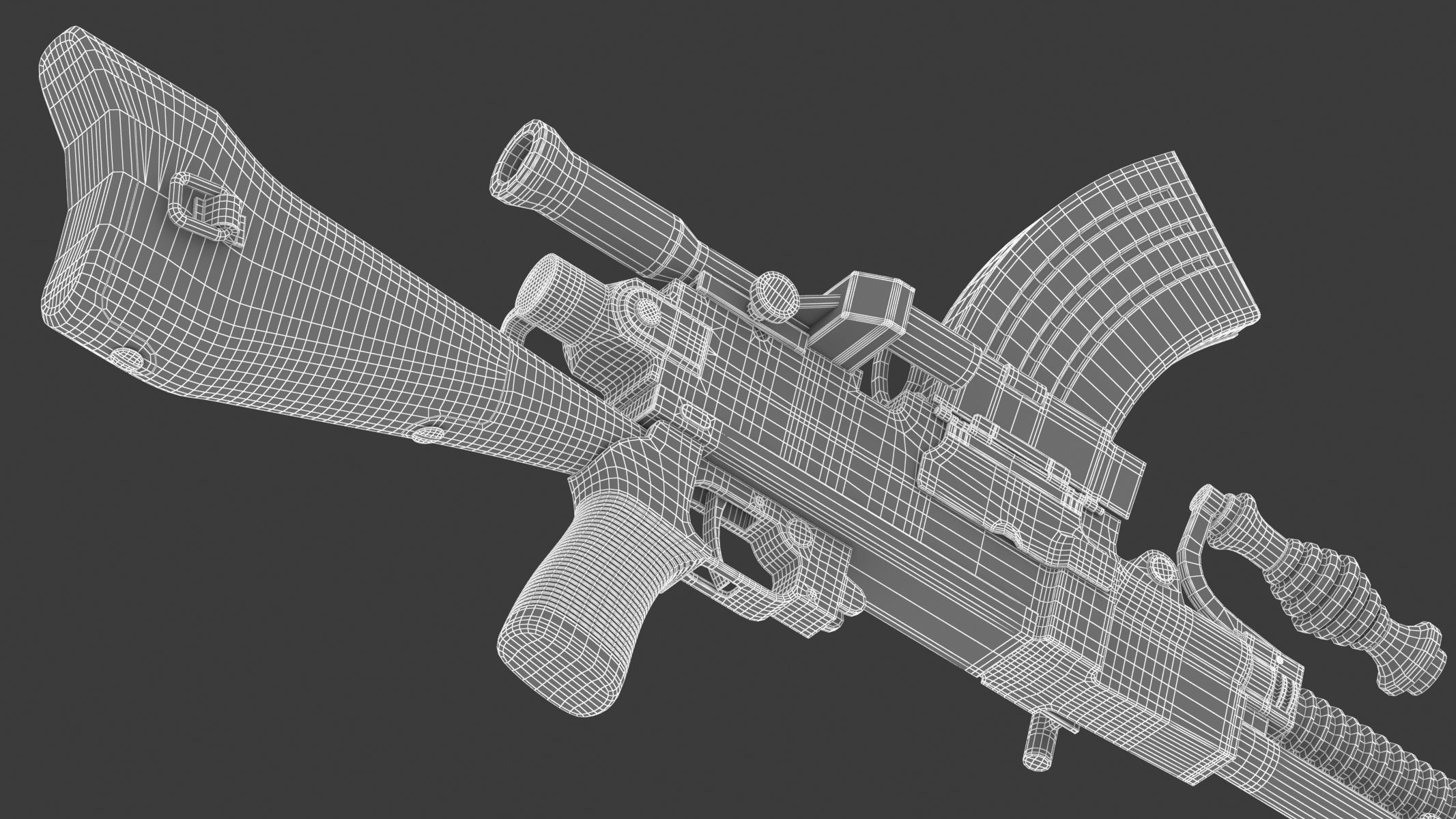 Type 96 light machine gun 3D model_26