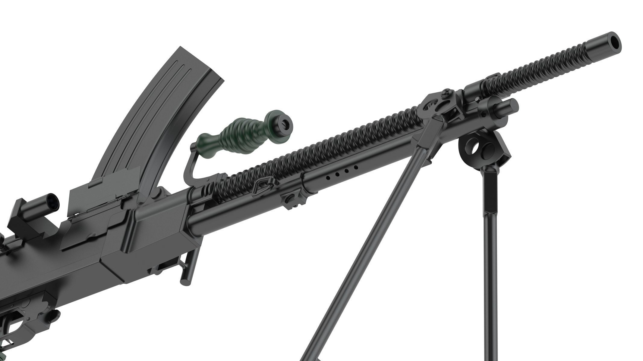 Type 96 light machine gun 3D model_12