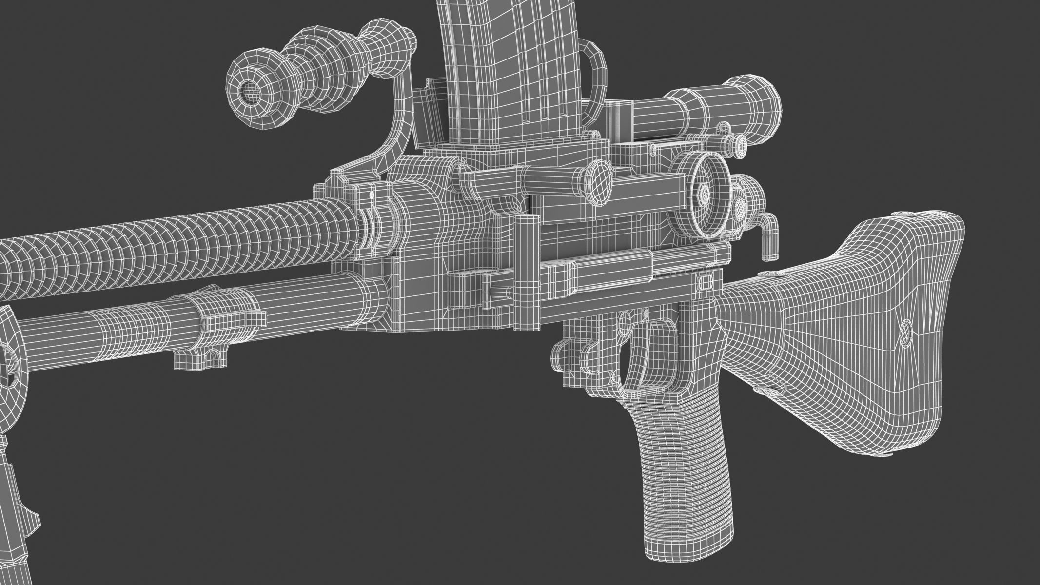 Type 96 light machine gun 3D model_23