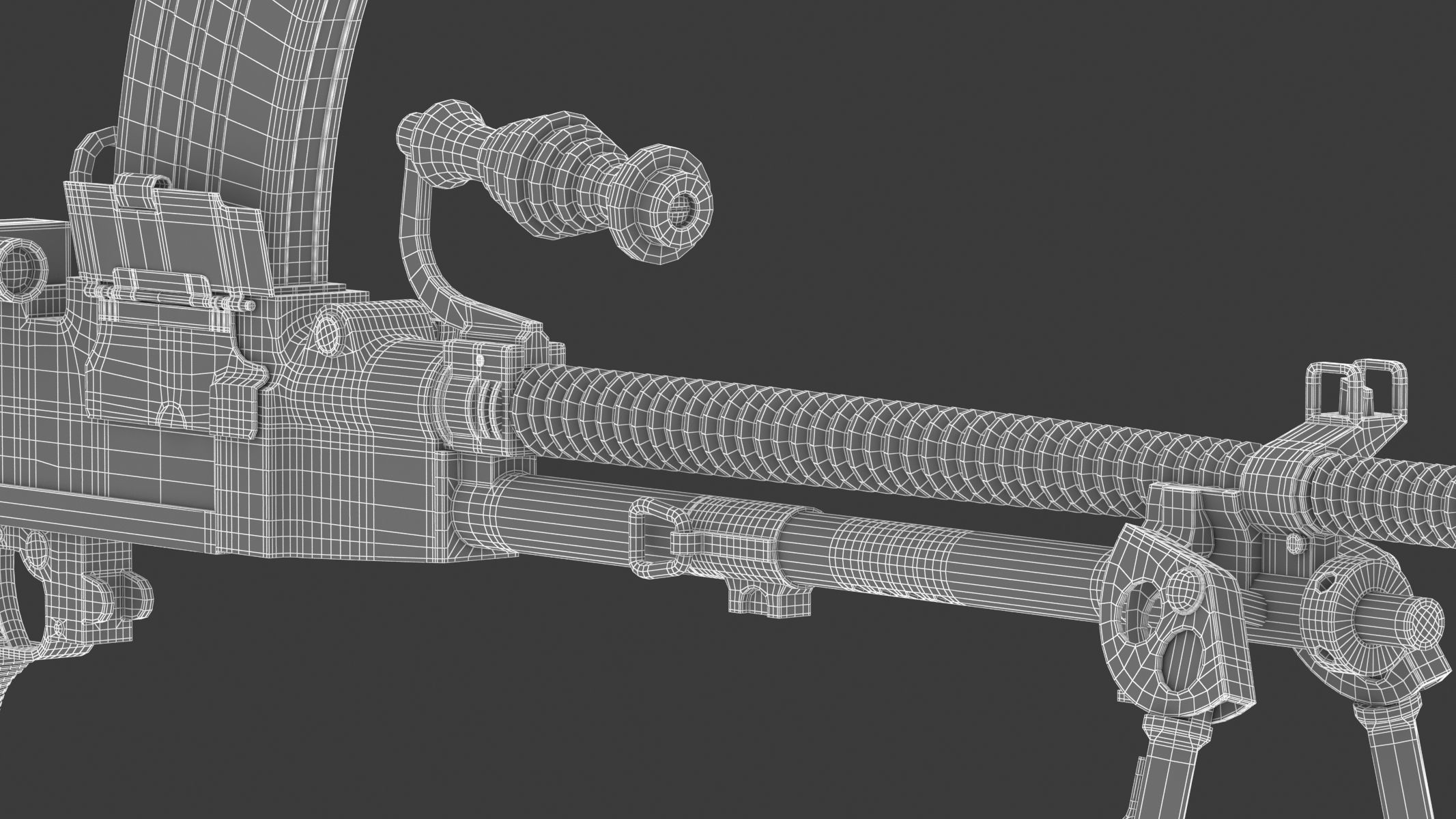 Type 96 light machine gun 3D model_24