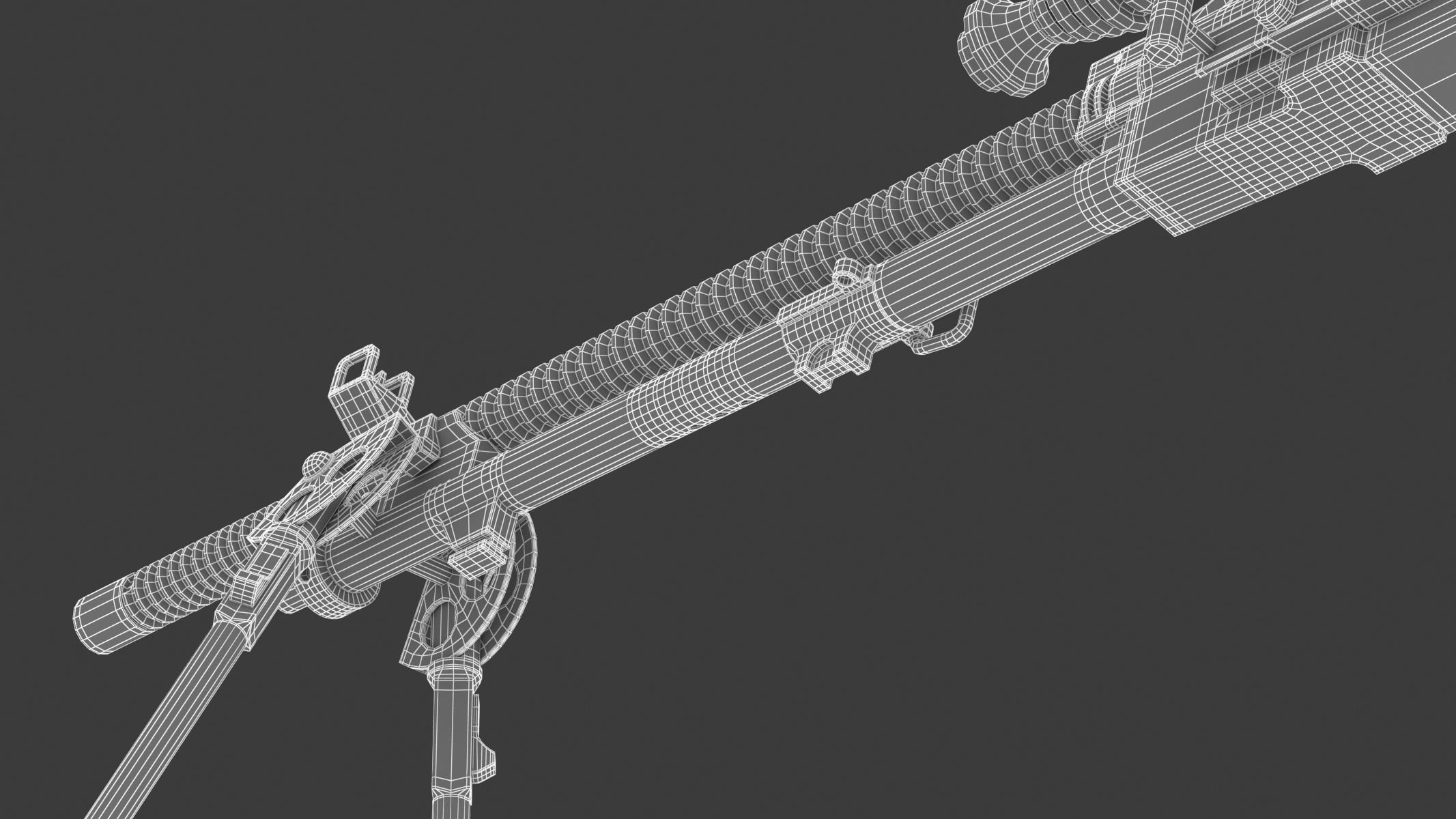 Type 96 light machine gun 3D model_25