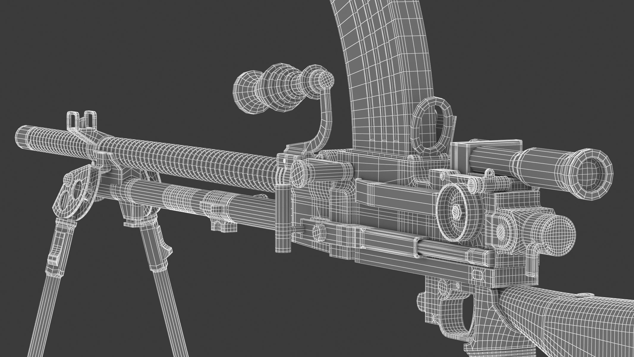 Type 96 light machine gun 3D model_21