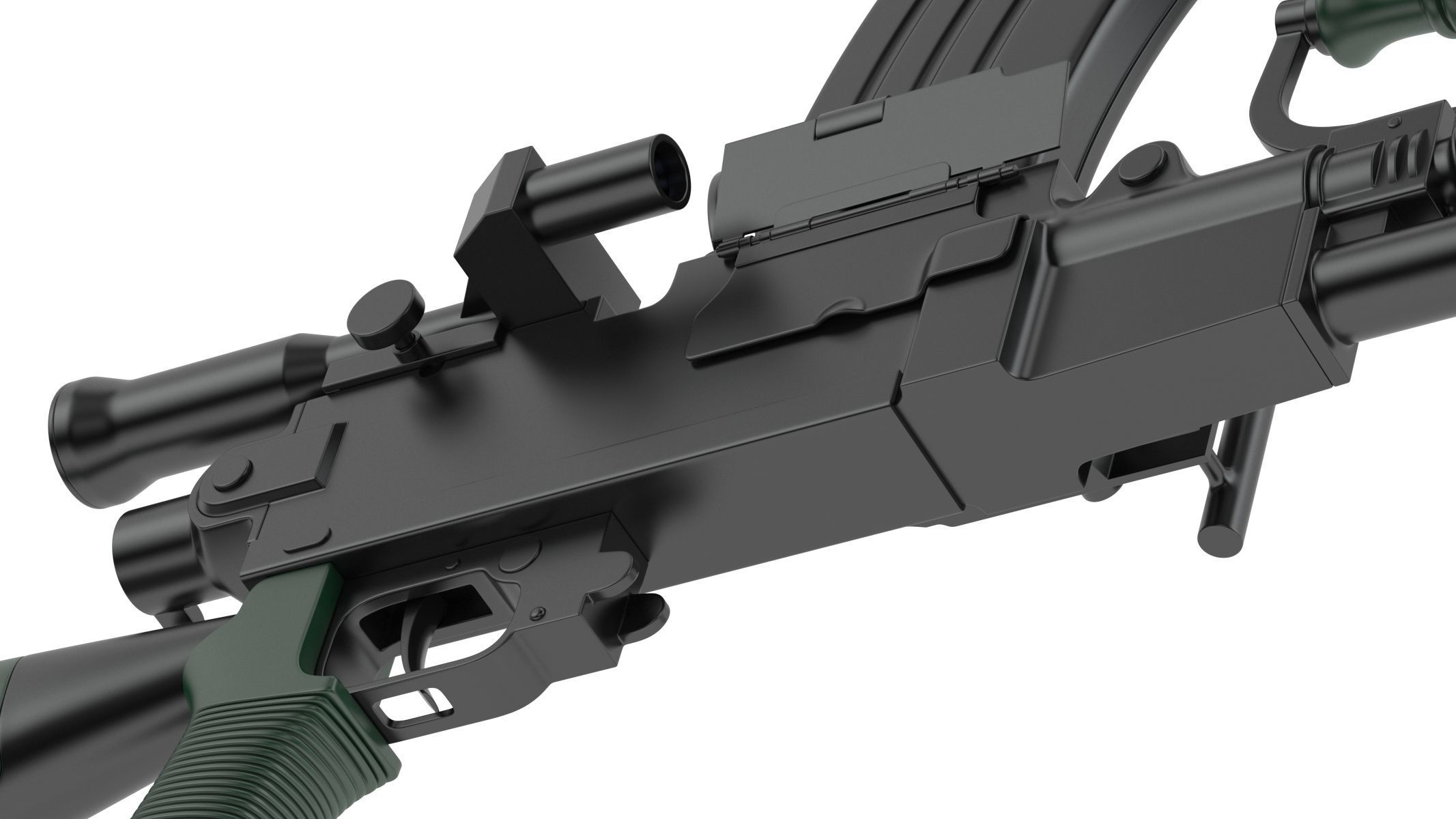 Type 96 light machine gun 3D model_13