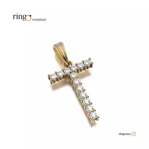 Letter Pendant Tennis T