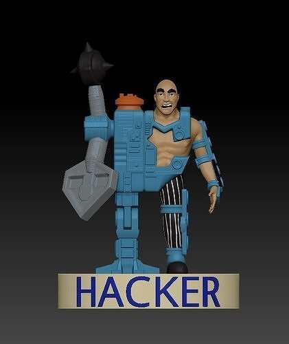 Hacker from The Centurions 3D print model