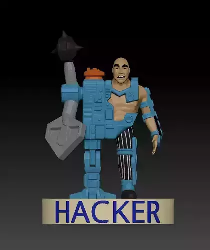 Hacker from The Centurions 3D print model