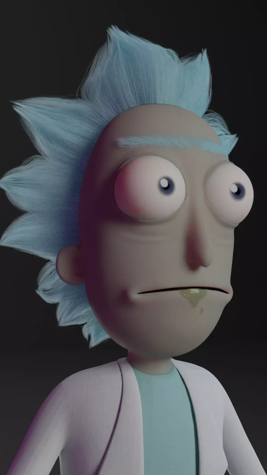 Rick and Morty Rick Sanchez Character 3D model_0