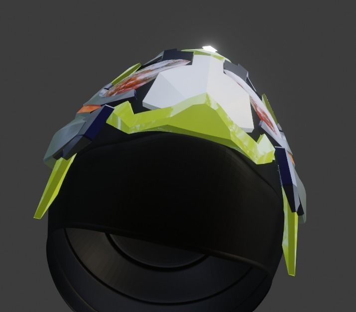 Kamen rider 01 zero one shining assault hopper helmet 3D print model_3