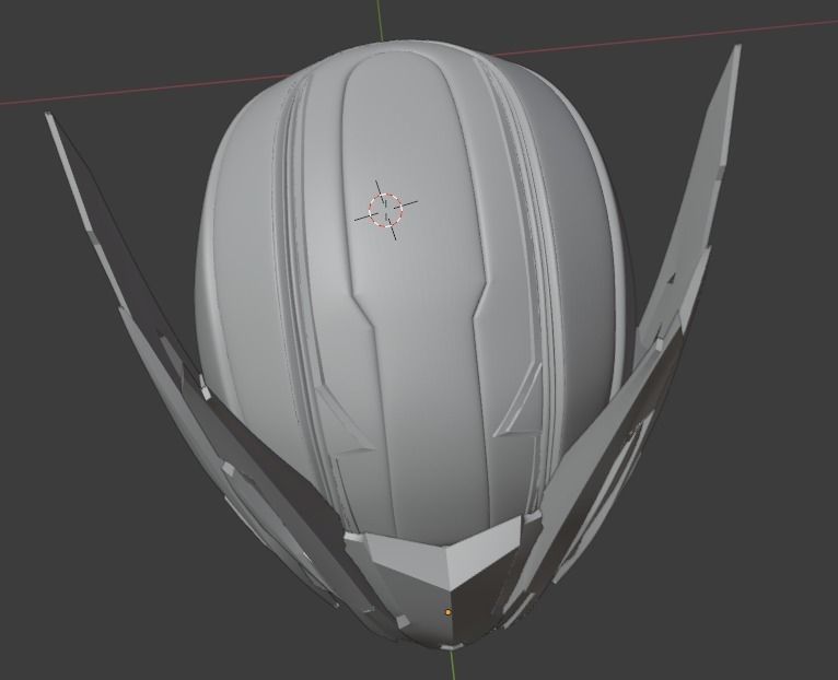 Kamen rider 01 zero one shining assault hopper helmet 3D print model_17