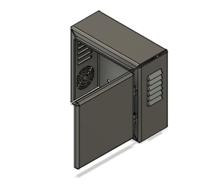 CPU Cabinet 3D model_2