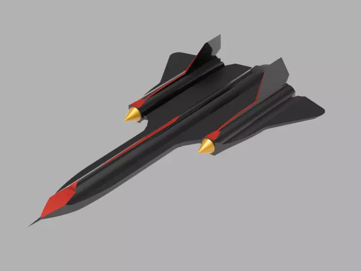 Jet Plane 3D model_0