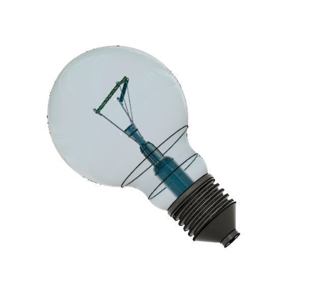 Electric Bulb 3D model_2