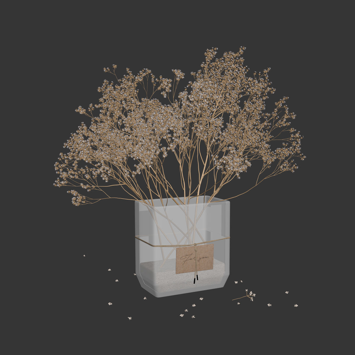 Dry flowers 6 3D model_4