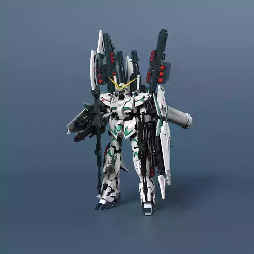 Full Armor Unicorn Gundam Editable with SolidWorks 3D model