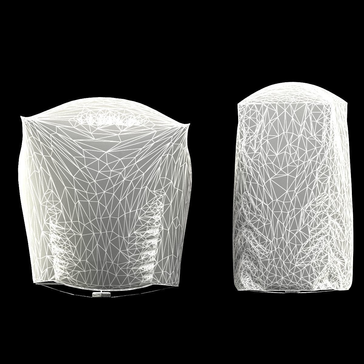 Chinese sky lantern 3D model_9