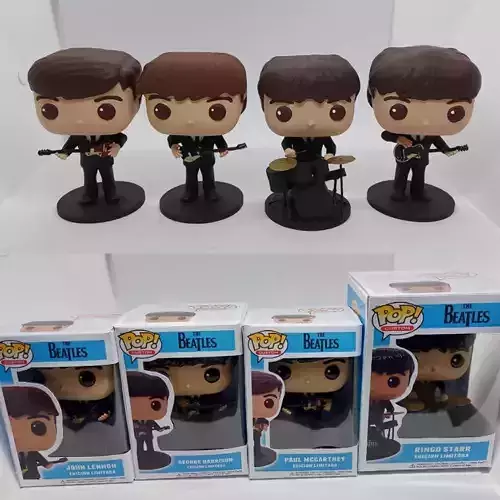 The Beatles funko pop 3D print model