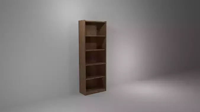 Tall Oak Bookshelf