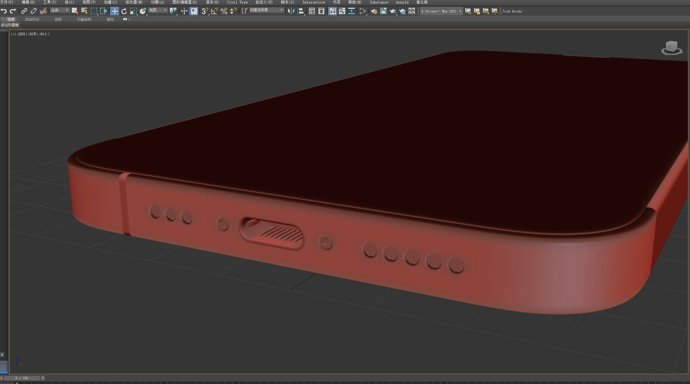 Apple iphone 13 Pro mobile phone 3D model 3D model_34