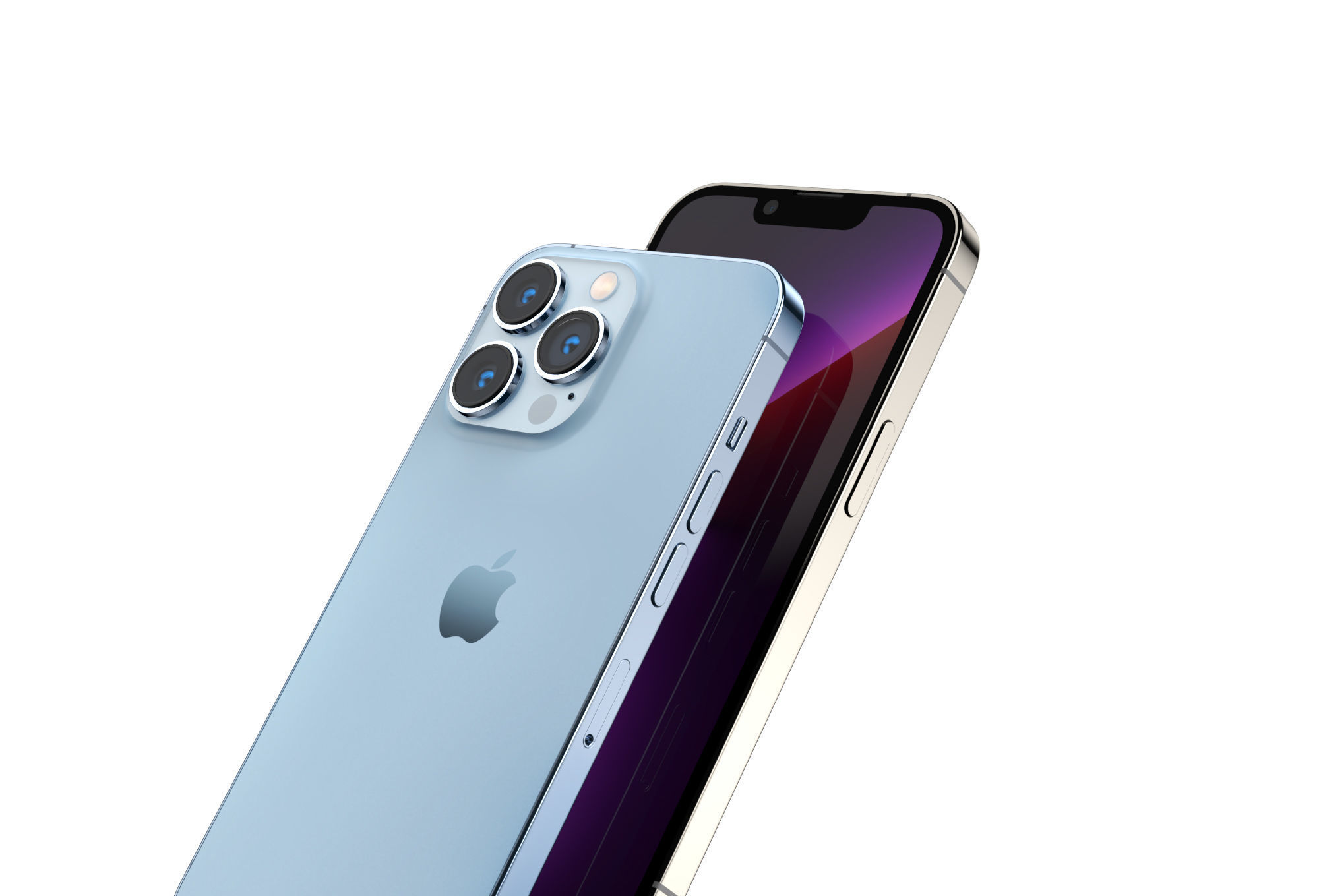 Apple iphone 13 Pro mobile phone 3D model 3D model_8