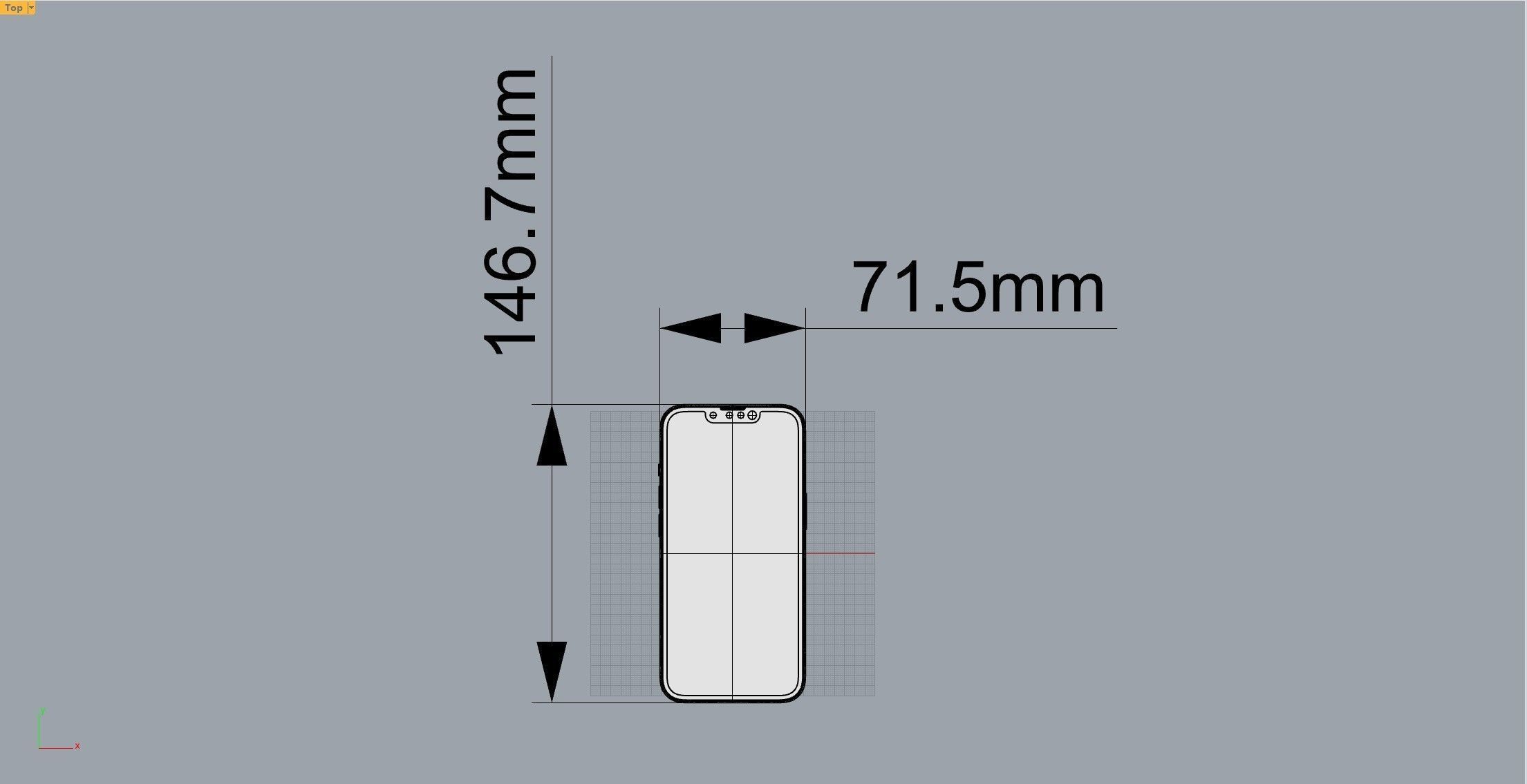 Apple iphone 13 Pro mobile phone 3D model 3D model_23