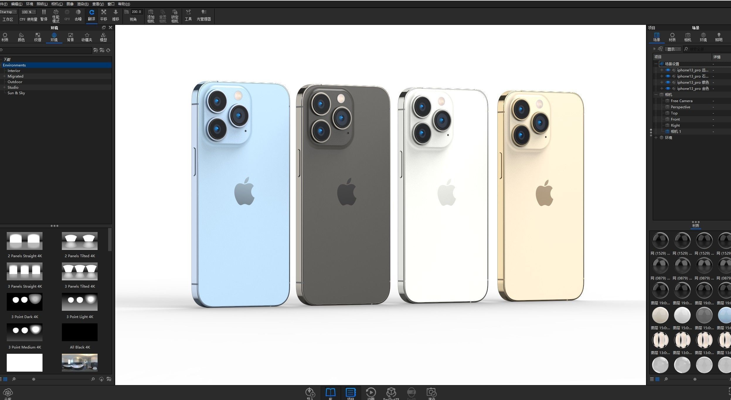 Apple iphone 13 Pro mobile phone 3D model 3D model_16