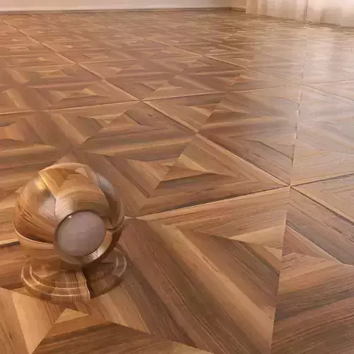 Parquet deco noce Pontigny