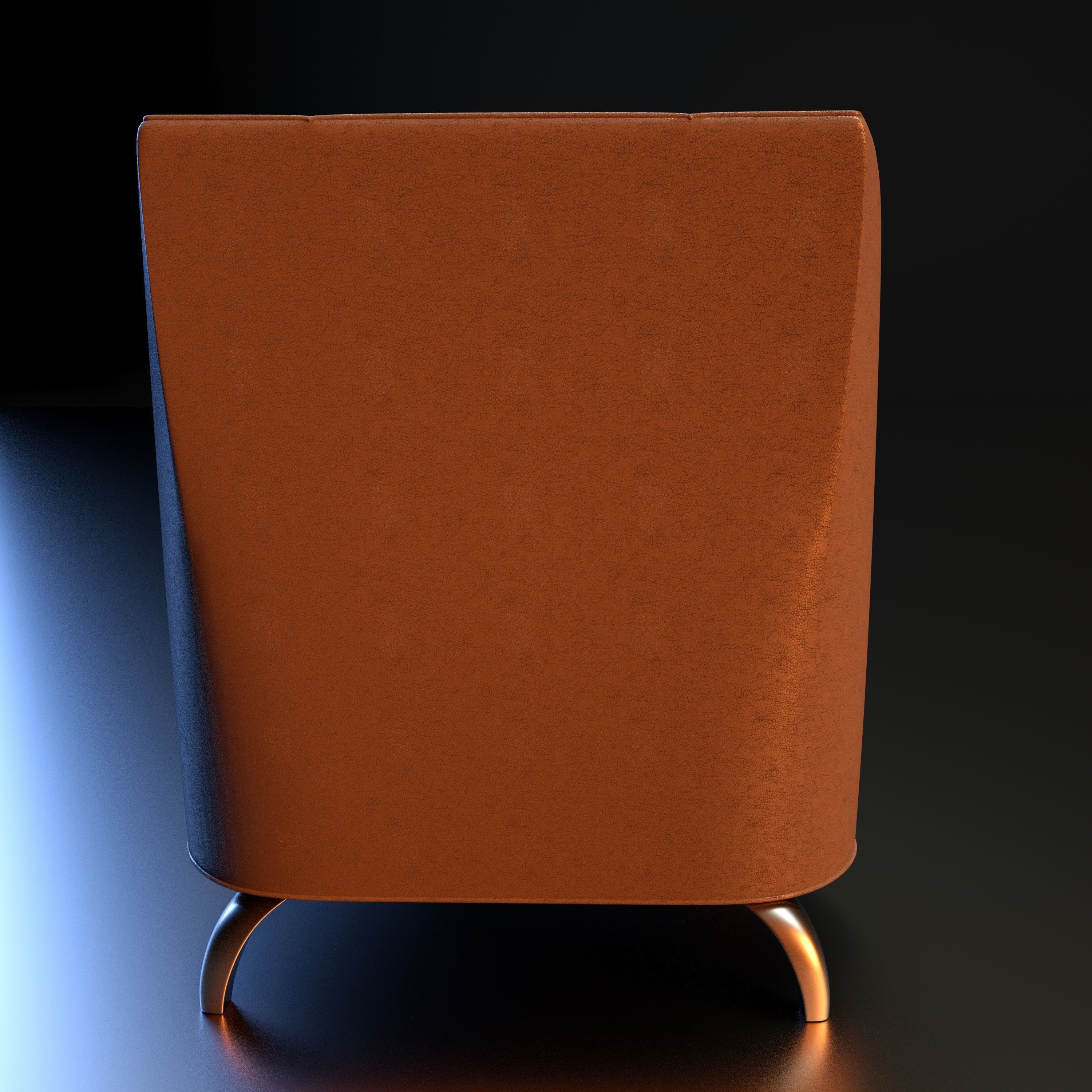 Armchair 3d model lounge chair 3D model_5