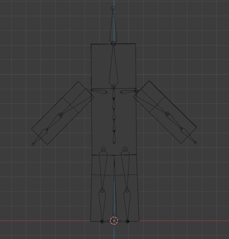 MINECRAFT HEROBRINE RIGGED LOWPOLY 3D MODEL Low-poly 3D model_15