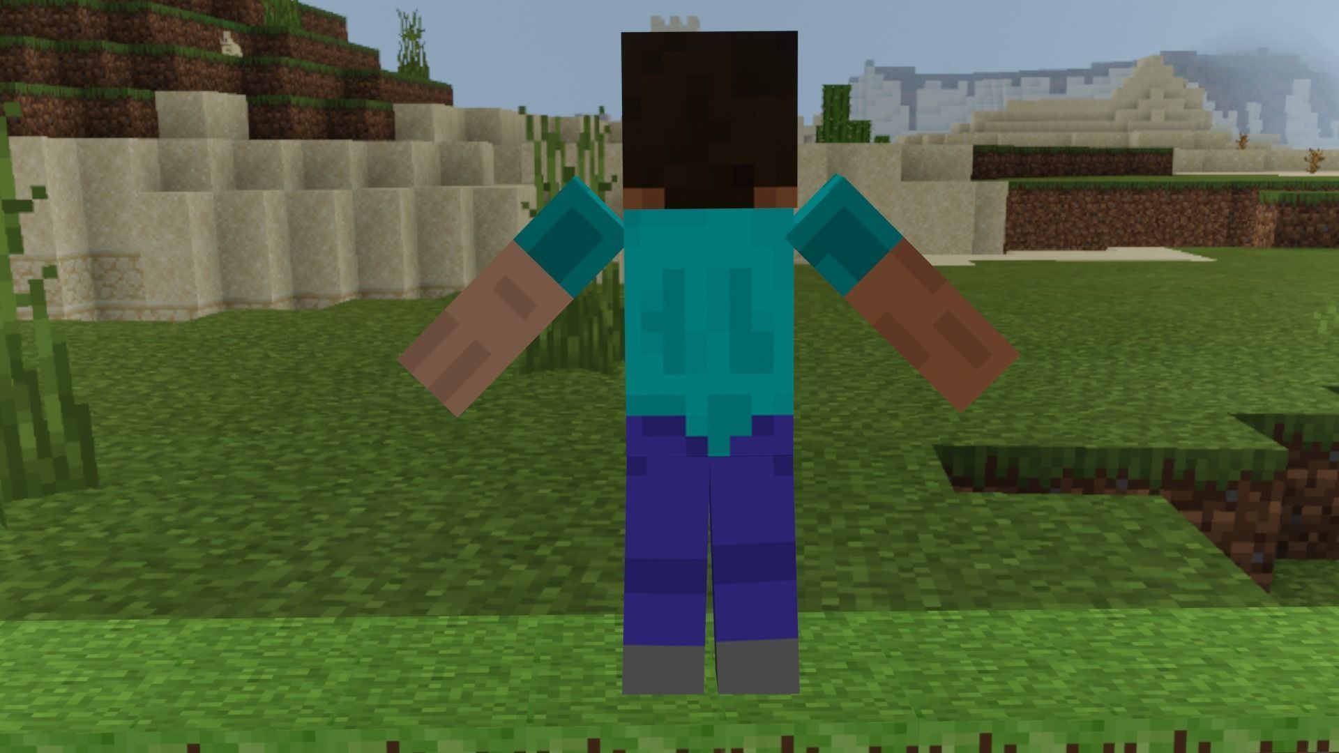 MINECRAFT HEROBRINE RIGGED LOWPOLY 3D MODEL Low-poly 3D model_9