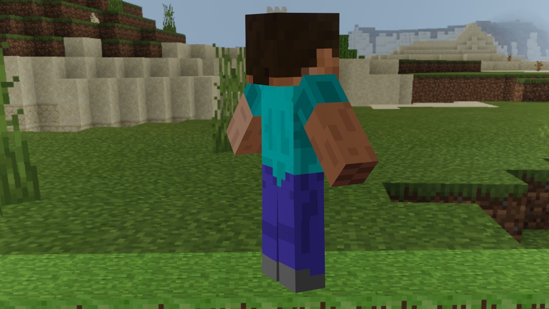 MINECRAFT HEROBRINE RIGGED LOWPOLY 3D MODEL Low-poly 3D model_8