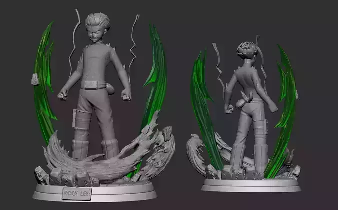 Rock Lee-Naruto 3D print model