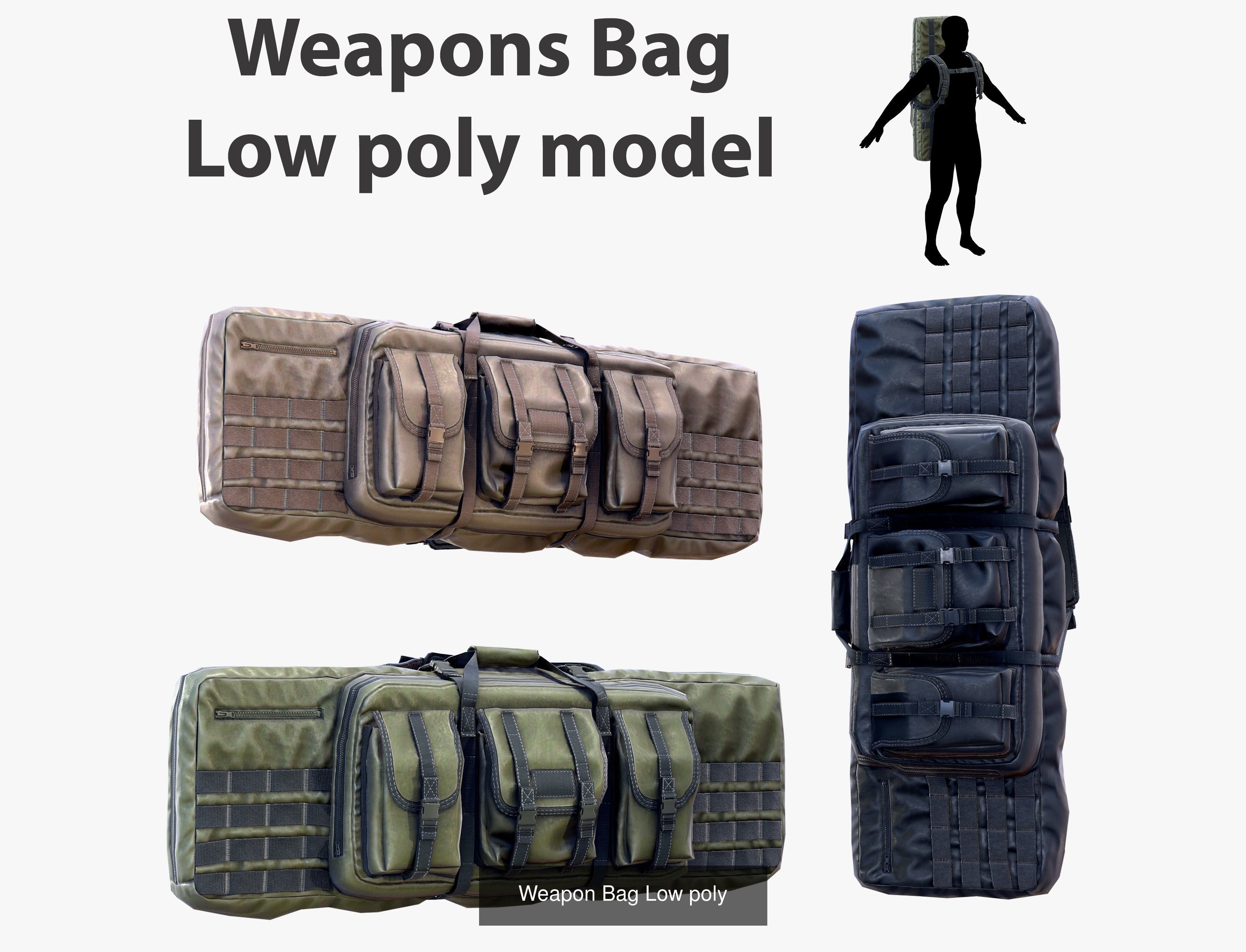 Small tactical pack 3D Model Collection_4