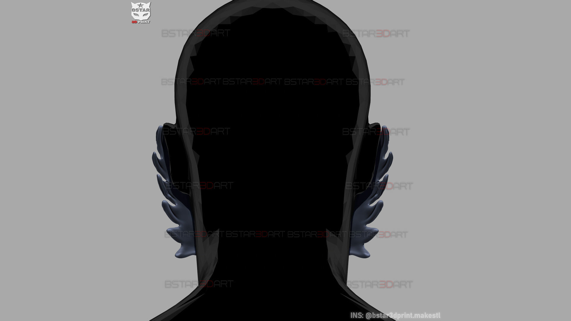 Wolf Face Mask Cosplay  - High Quality Details 3D print model_6