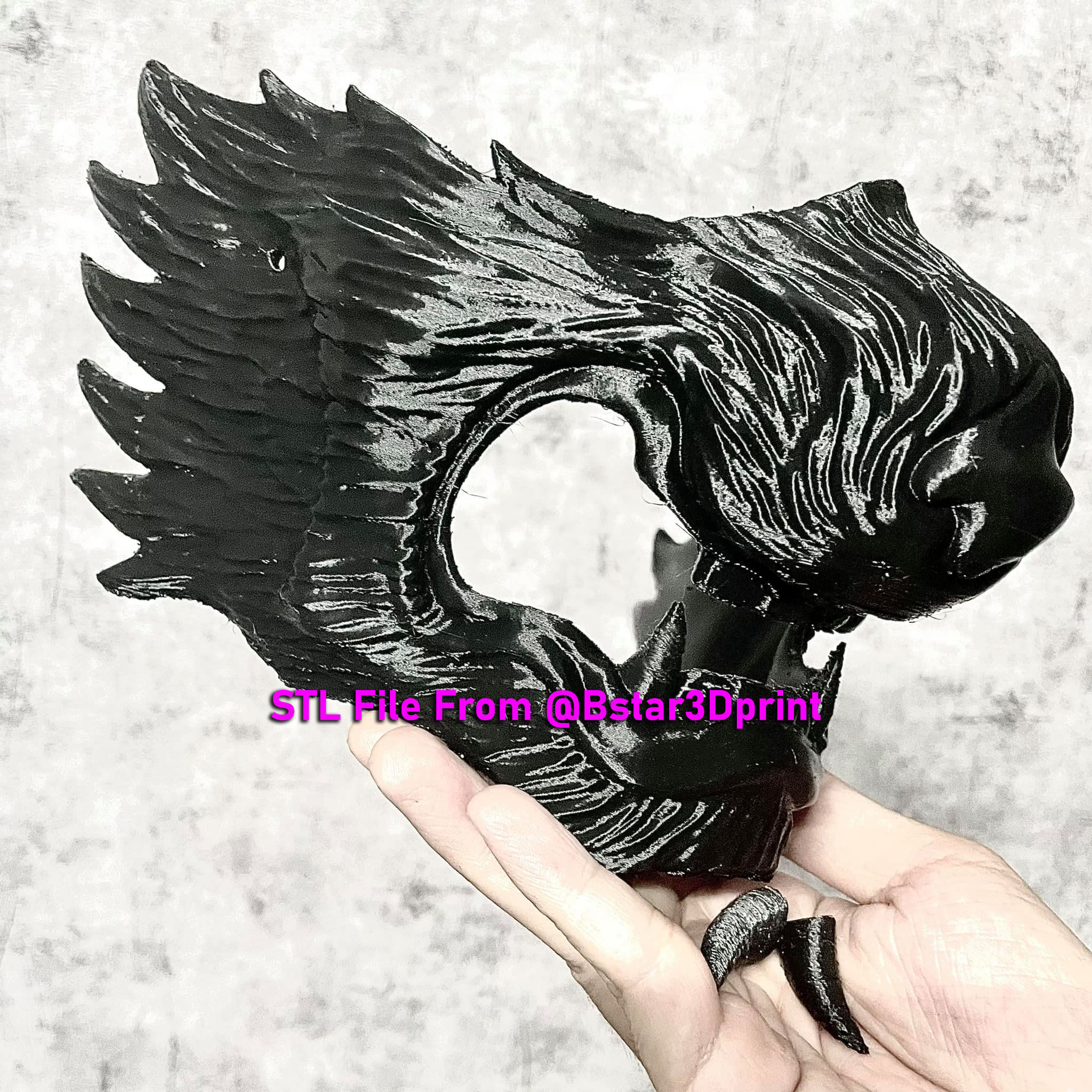 Wolf Face Mask Cosplay  - High Quality Details 3D print model_1