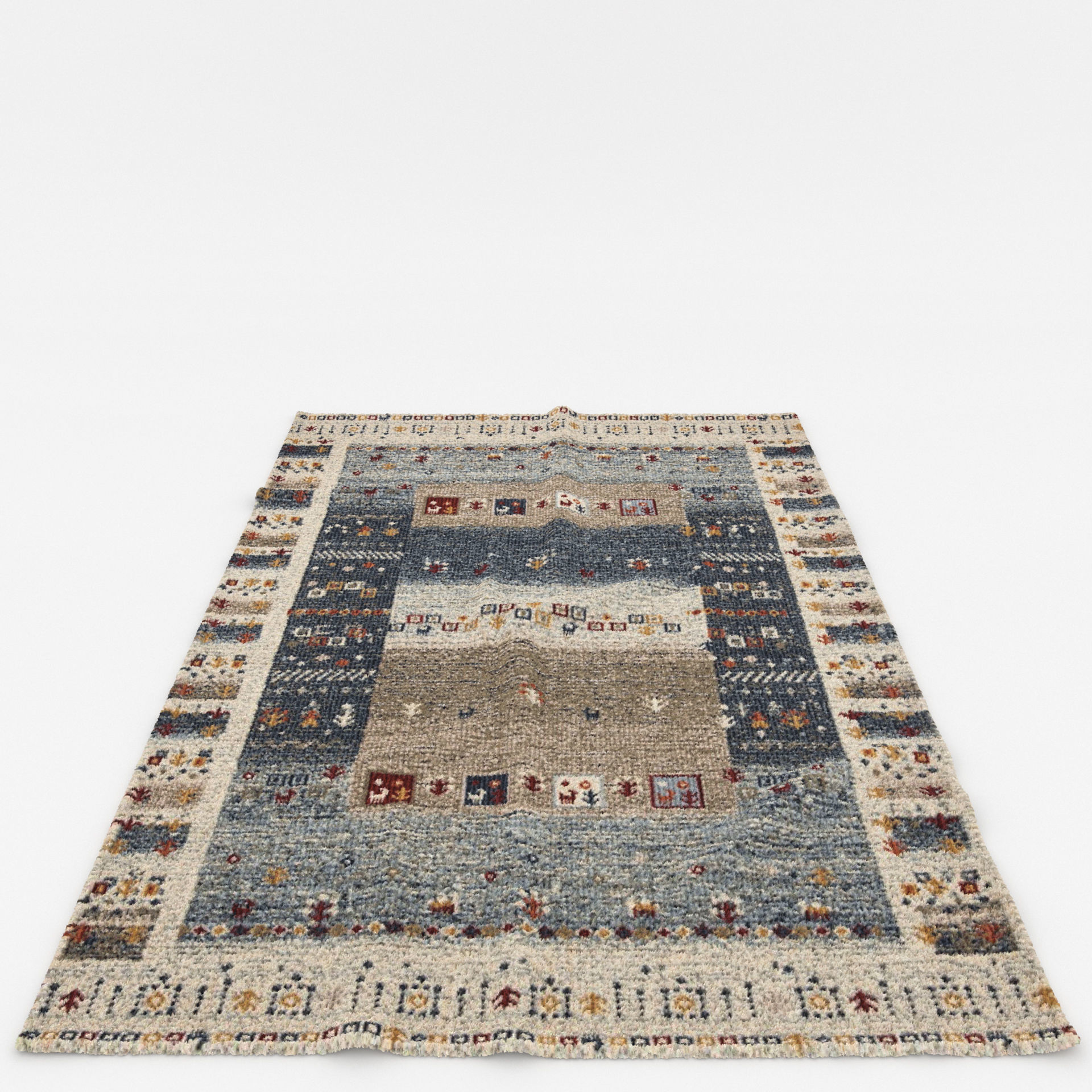 Rugs No 419 Low-poly 3D model_6
