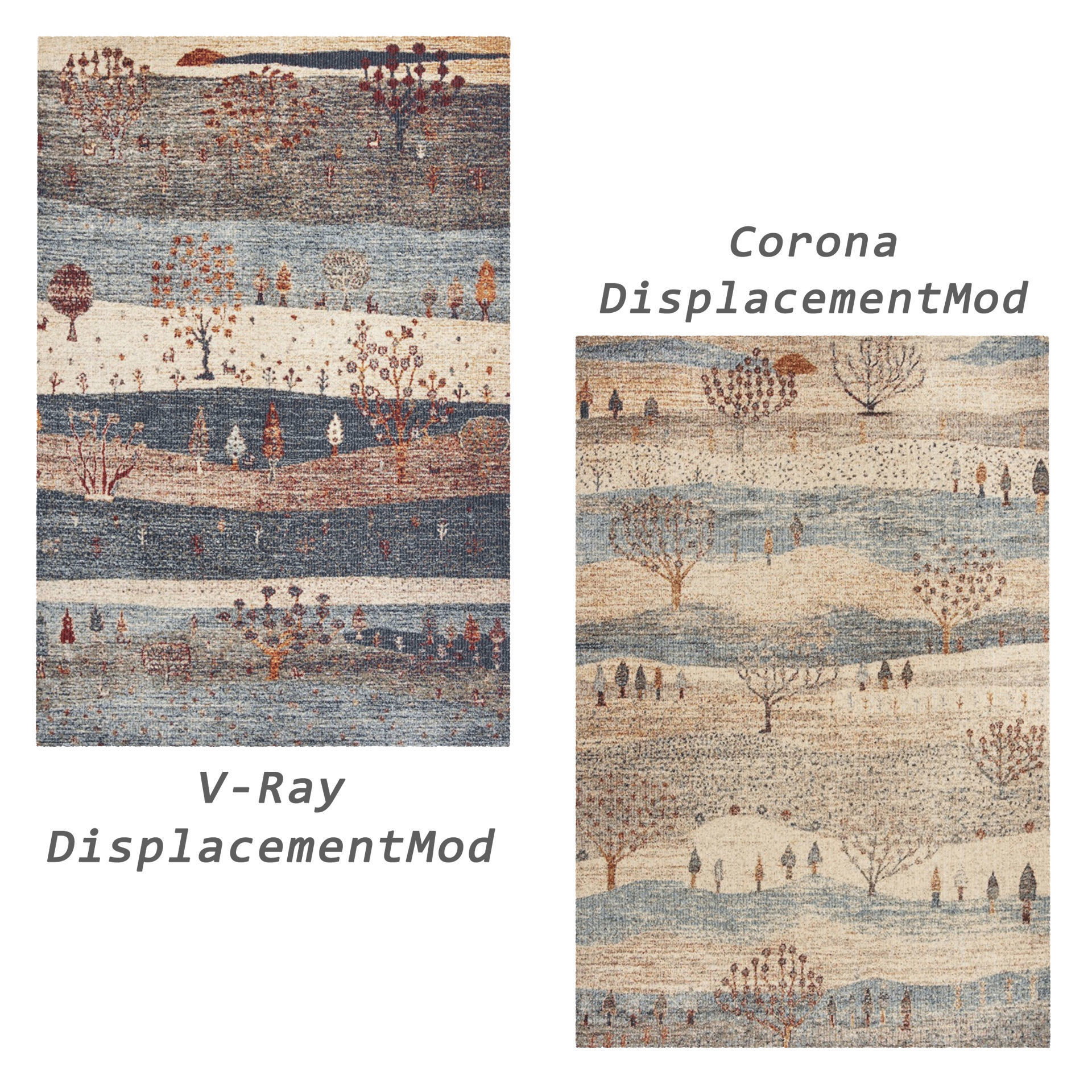 Rugs No 419 Low-poly 3D model_2