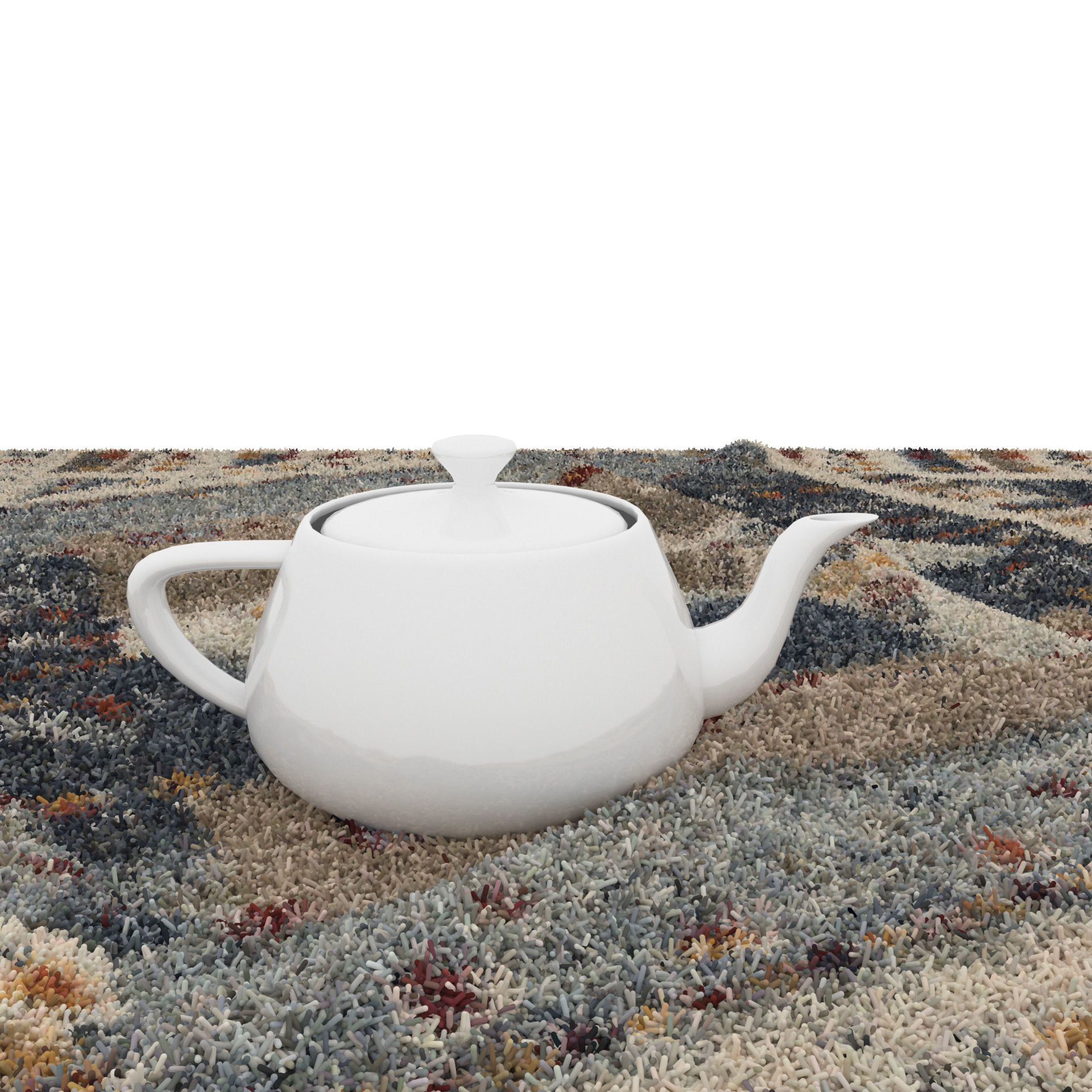 Rugs No 419 Low-poly 3D model_7