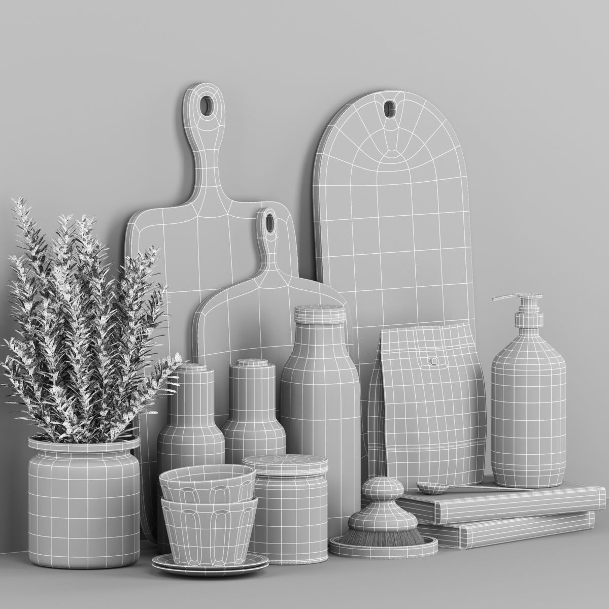 Kitchen Accessories-07 3D model_4